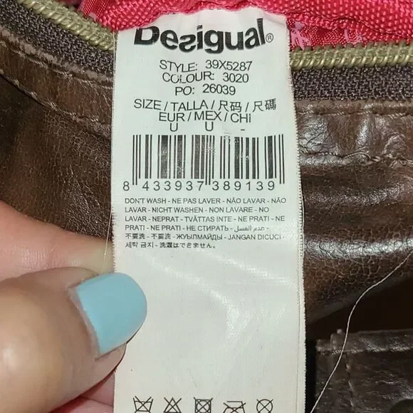 DESIGUAL crossbody festival bag, vintage boho floral - Picture 6 of 8